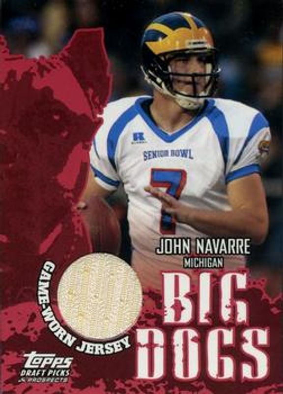 2004 Topps Draft Picks & Prospects #BD-JN Big Dog Relics