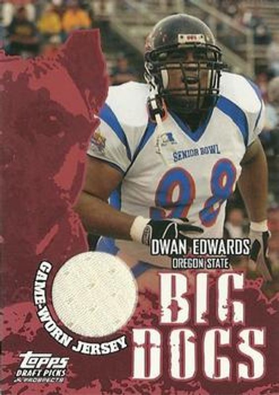 2004 Topps Draft Picks & Prospects #BD-DE Big Dog Relics