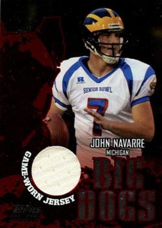 2004 Topps Draft Picks & Prospects #BDP-JN Big Dog Relics Silver Patches /100