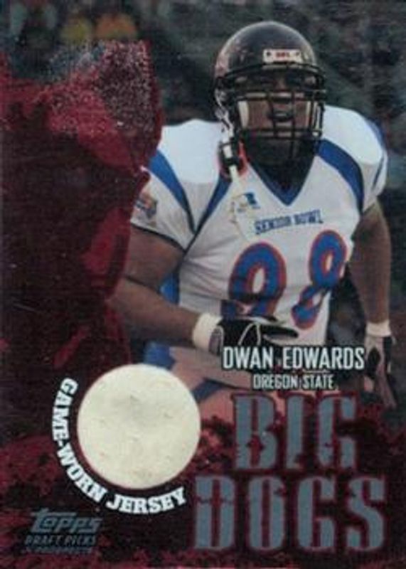 2004 Topps Draft Picks & Prospects #BD-DE Big Dog Relics - Silver /100