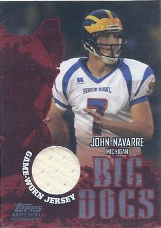 2004 Topps Draft Picks & Prospects #BD-JN Big Dog Relics - Silver /100