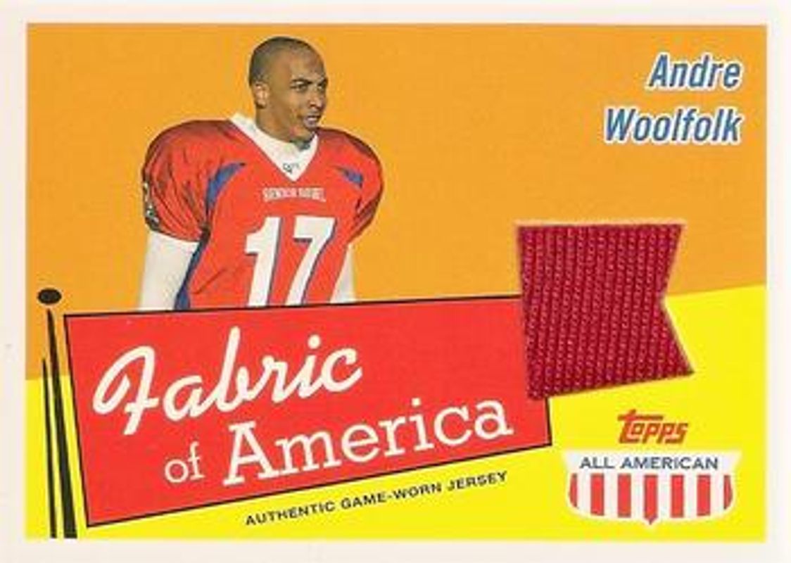 2003 Topps All American #FA-AW Fabric of America