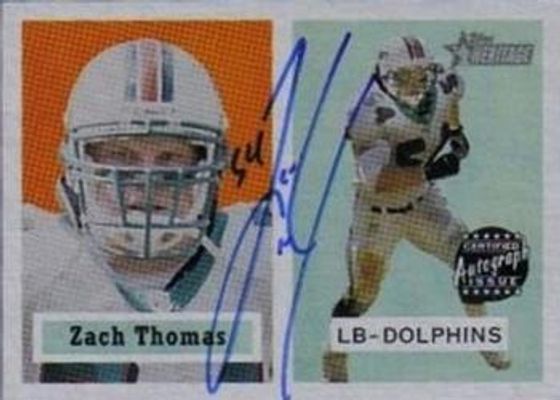 2002 Topps Heritage #HR-ZT Real One Autographs