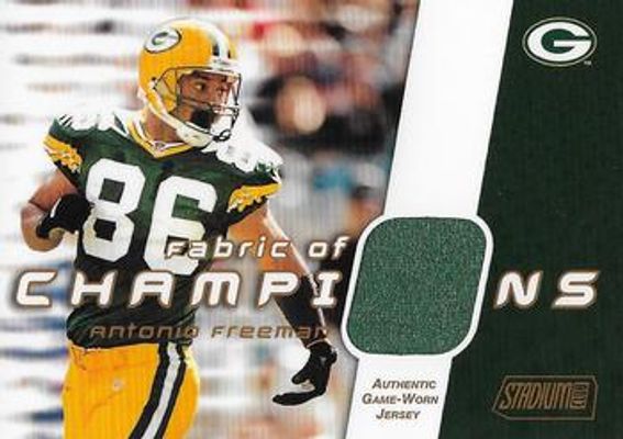 2002 Topps Stadium Club #FC-AF Fabric of Champions - Gold /25