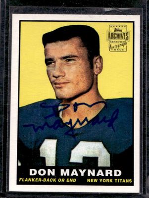 2001 Topps Archives #AA-DMA Rookie Reprint Autographs