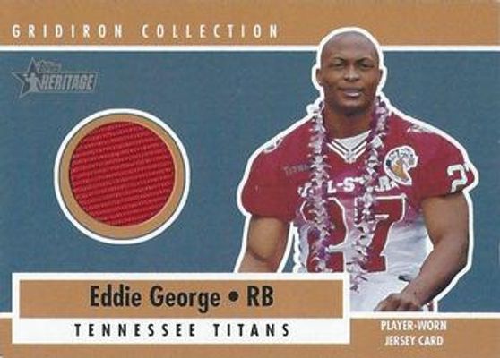 2001 Topps Heritage #GC2 Gridiron Collection Jersey