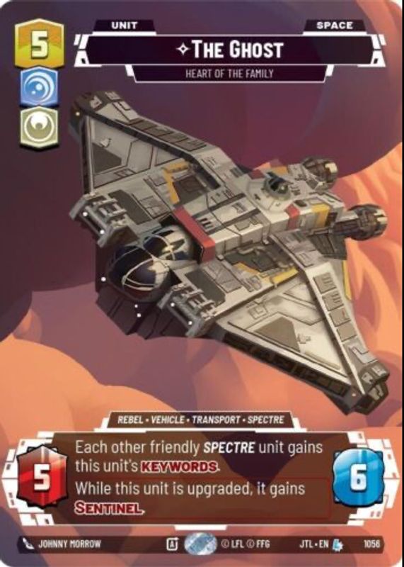 The Ghost - Heart of the Family 2025 Jump to Lightspeed #1056 Prestige Foil RAW