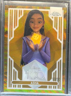 2023 Topps Chrome Disney 100 #100 Gold Wave Refractor /50