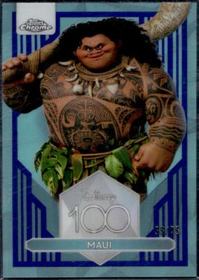 2023 Topps Chrome Disney 100 #26 Dark & Light Blue Refractor /75