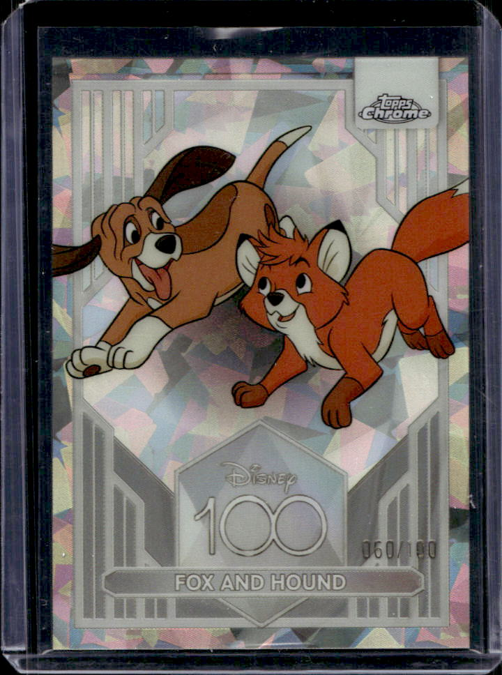 Fox and Hound 2023 Topps Chrome Disney 100 #32 100 Year Diamond