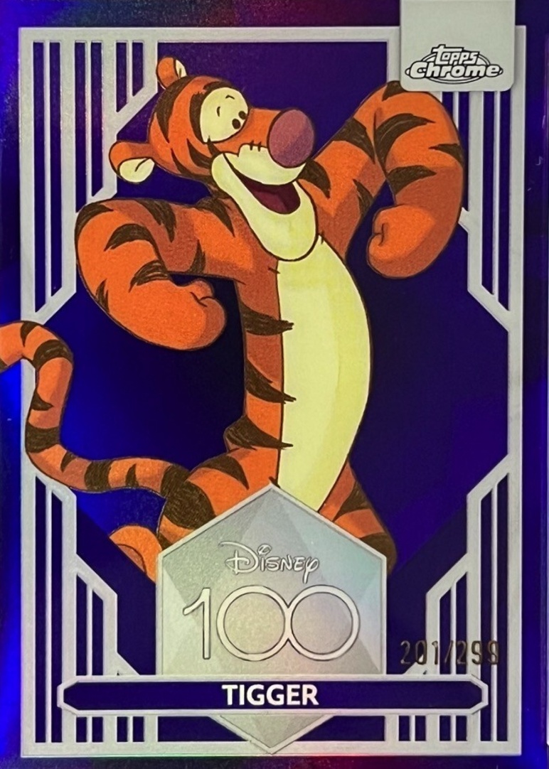 その他 Topps Chrome Disney100 TIGGER purple299 Tigger 2023 Topps Chrome Disney 100 #42 Purple Refractor /299