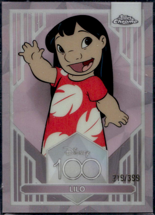 Lilo 2023 Topps Chrome Disney 100 #35 Pink Refractor /399 Price