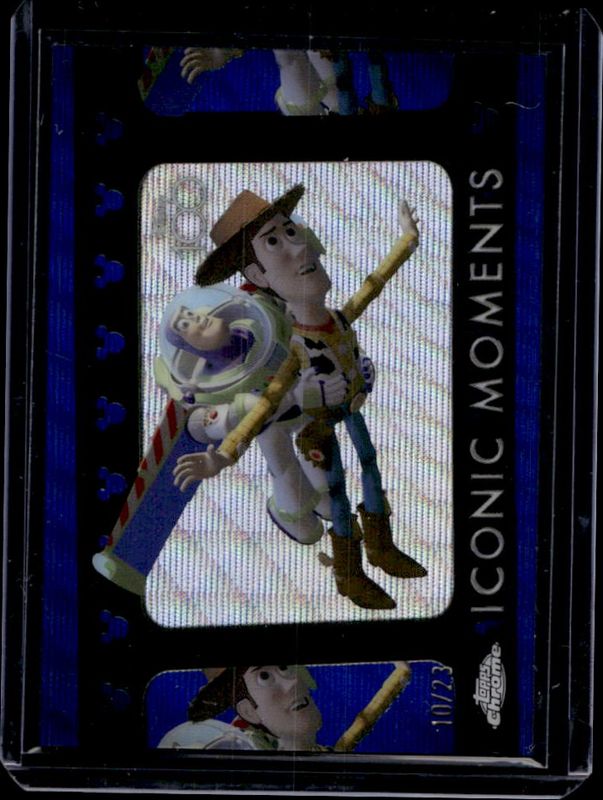 2023 Topps Chrome Disney 100 #IM-9 Iconic Moments - Blue Wave Refractor /23