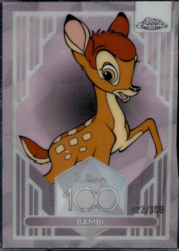 その他 Topps Chrome Disney100 BAMBI pink 399 Bambi 2023 Topps Chrome Disney 100 #94 Pink Refractor /399 Price