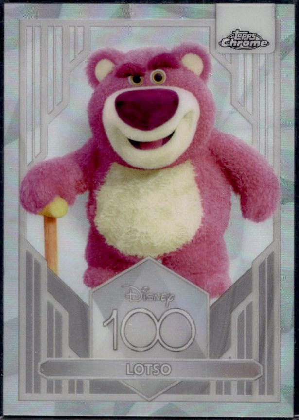 Lotso 2023 Topps Chrome Disney 100 #47 Refractor Price Guide