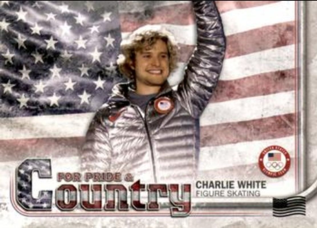 2018 Topps U.S. Olympic & Paralympic Team Hopefuls #PAC-CW For Pride & Country U.S. Flag /99