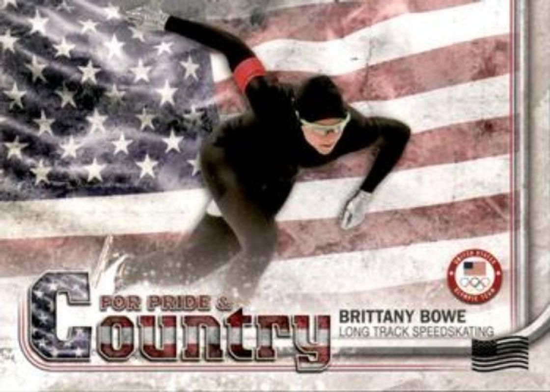 2018 Topps U.S. Olympic & Paralympic Team Hopefuls #PAC-BB For Pride & Country U.S. Flag /99