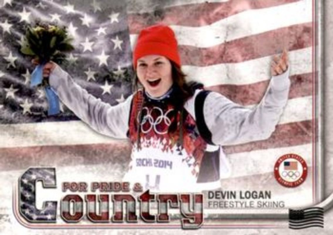 2018 Topps U.S. Olympic & Paralympic Team Hopefuls #PAC-DL For Pride & Country U.S. Flag /99