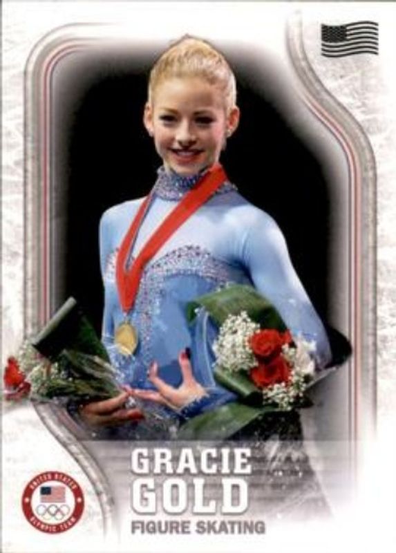 2018 Topps U.S. Olympic & Paralympic Team Hopefuls #BPV-GG Podium Image Variations U.S. Flag /99