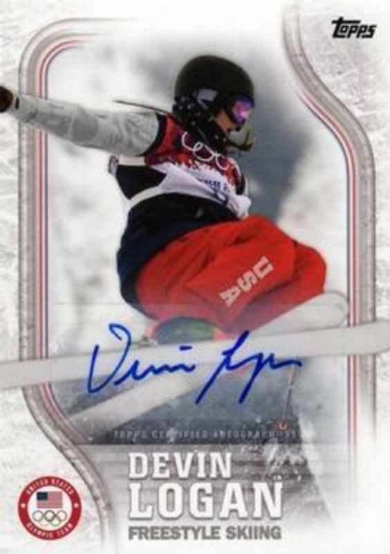 2018 Topps U.S. Olympic & Paralympic Team Hopefuls #USA-19 Autographs /60