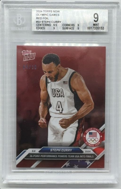 2024 Topps Now Olympic & Paralympic Games #22 Red /10