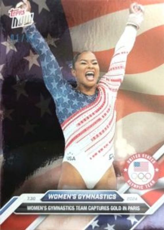 2024 Topps Now Olympic & Paralympic Games #8 Stars & Stripes /24