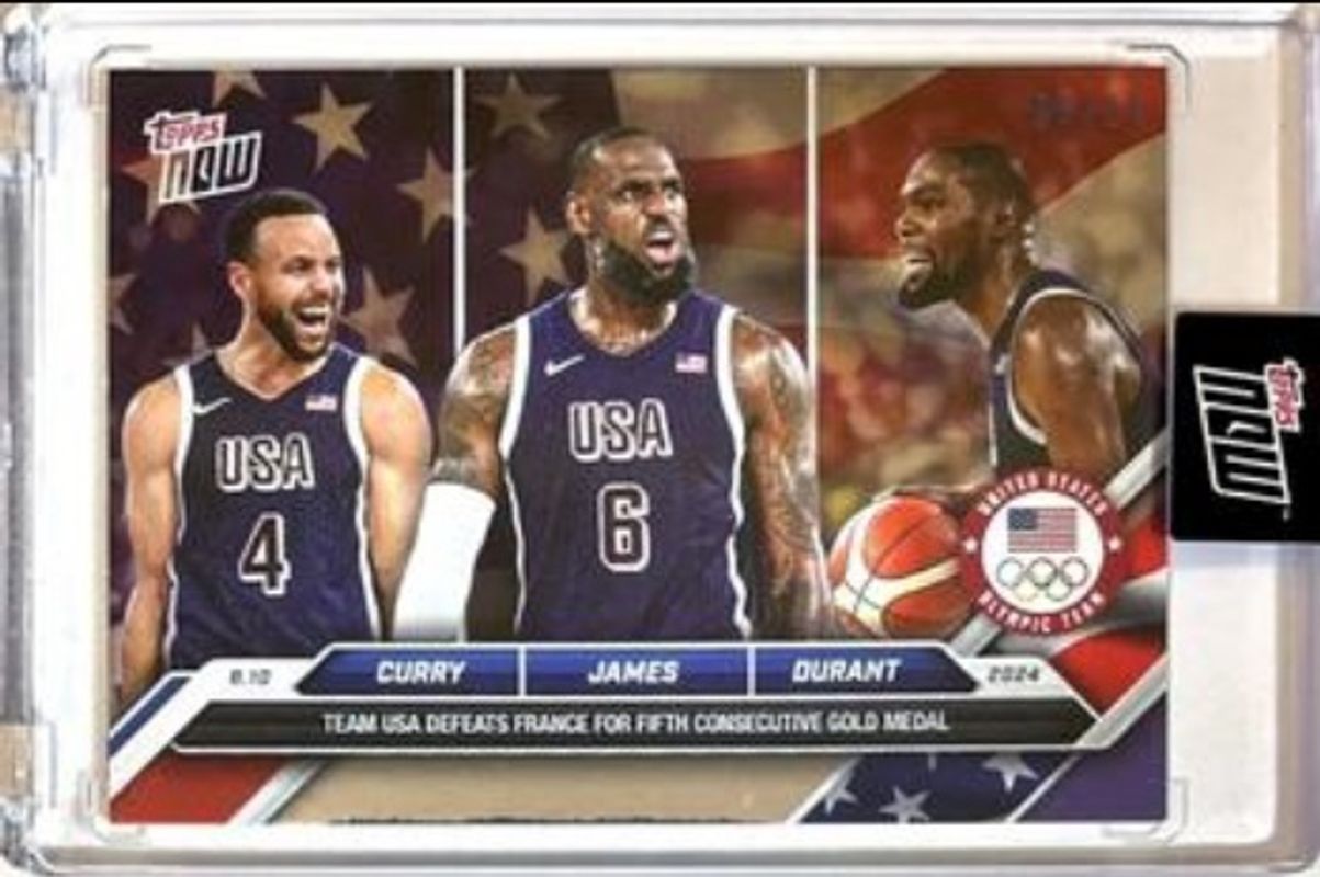 2024 Topps Now Olympic & Paralympic Games #26 Stars & Stripes /24