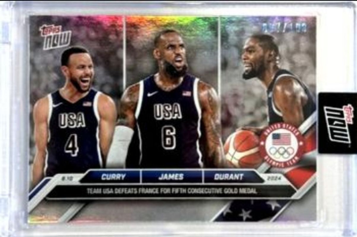 2024 Topps Now Olympic & Paralympic Games #26 Pearl /199