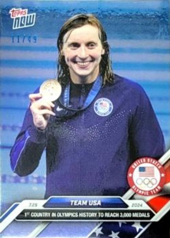 2024 Topps Now Olympic & Paralympic Games #6 Blue /49