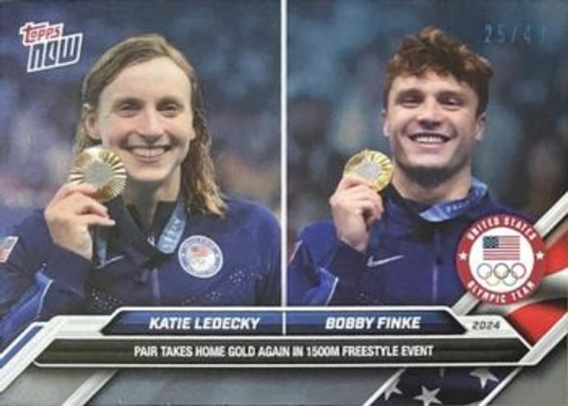 2024 Topps Now Olympic & Paralympic Games #15 Blue /49