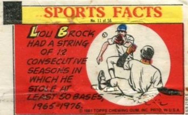 1981 Topps Thirst Break #11 Base