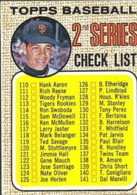 1968 Topps Milton Bradley Win-A-Card #107a Base