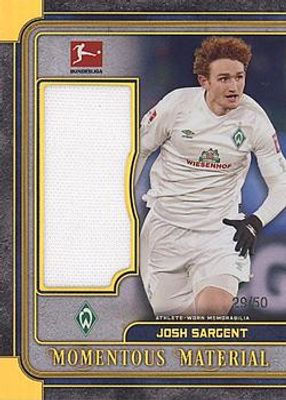 2019 Topps Museum Collection Bundesliga #MMJR-JS Momentous Material Jumbo Relics Gold /50