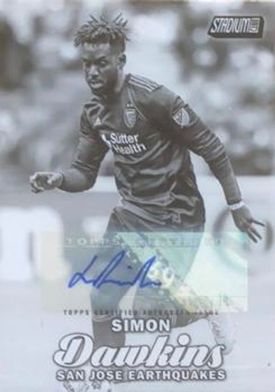 2017 Topps Stadium Club MLS #45 Autographs - Black & White /99