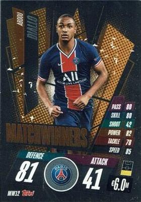 2020 Topps Match Attax UEFA Champions League #MW12 Matchwinners