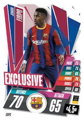 2020 Topps Match Attax UEFA Champions League #ESP1 Spain Exclusives