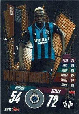 2020 Topps Match Attax UEFA Champions League #MW15 Matchwinners