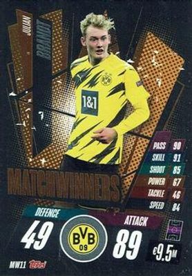 2020 Topps Match Attax UEFA Champions League #MW11 Matchwinners