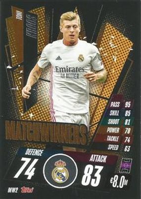 2020 Topps Match Attax UEFA Champions League #MW2 Matchwinners