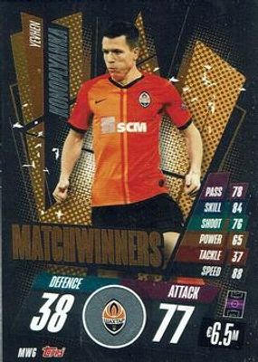 2020 Topps Match Attax UEFA Champions League #MW6 Matchwinners