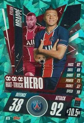 2020 Topps Match Attax UEFA Champions League #HT5 Hat Trick Hero