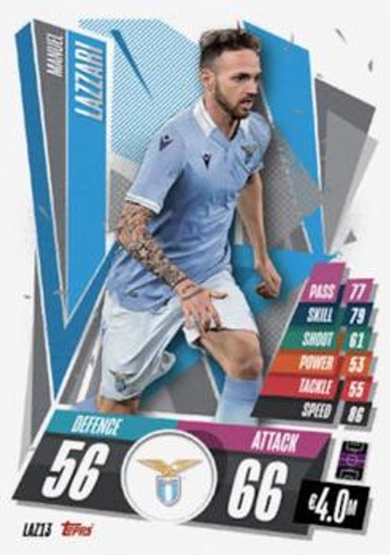 2020 Topps Match Attax UEFA Champions League #LAZ13 Italian Edition