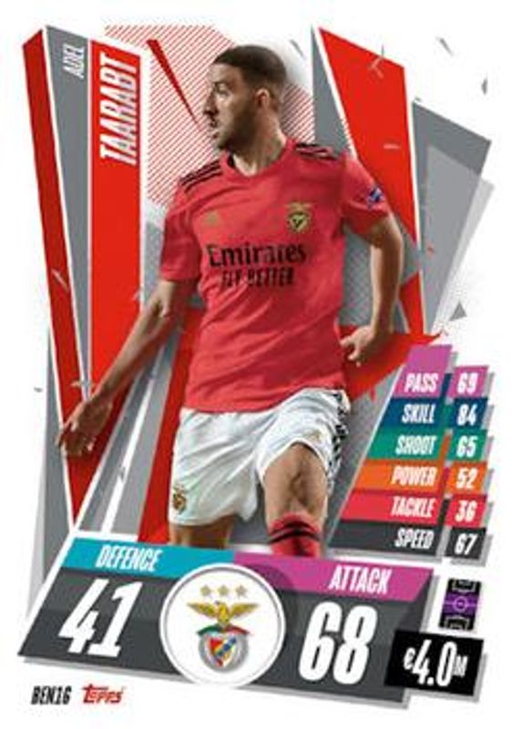 2020 Topps Match Attax UEFA Champions League #BEN16 Base