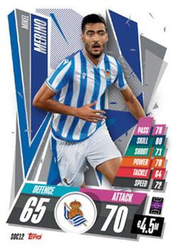 2020 Topps Match Attax UEFA Champions League #SOC12 Spain & Portugal Edition