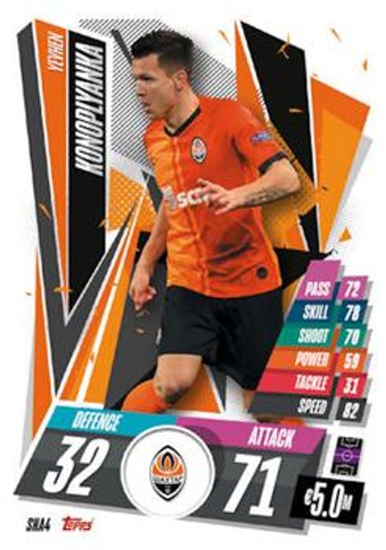 2020 Topps Match Attax UEFA Champions League #SHA4 Base