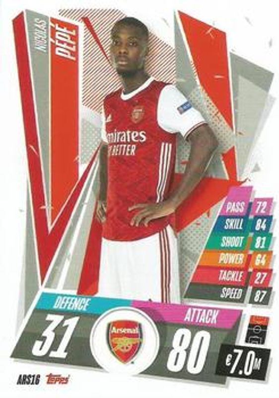 2020 Topps Match Attax UEFA Champions League #ARS16 Base