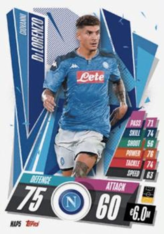 2020 Topps Match Attax UEFA Champions League #NAP5 Italian Edition