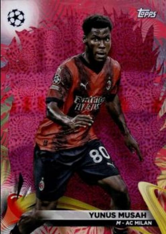 2023 Topps UEFA Club Competitions Carnaval Edition #22 Red /5