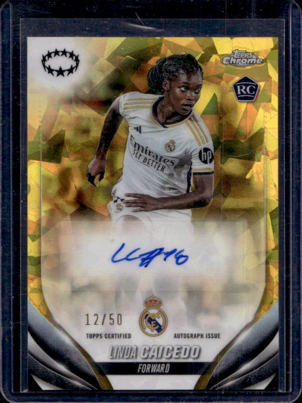 2023 Topps Chrome Sapphire Edition UEFA Women's Champions League #A-LC Autographs - Gold /50