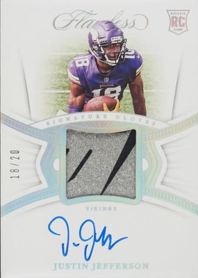 2020 Flawless #RPA-JJE Rookie Patch Auto - Silver /20
